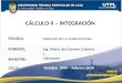CÁLCULO II . Integración