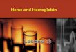 Heme and hemoglobin