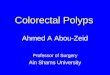 Crc, colorectal polyps