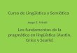 Pragmatica y linguistica