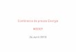 Transition énergétique Conférence de presse Medef