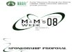 Proposal Sponsorship Metallurgical and Material's Week 2008