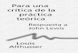 Althusser, Louis - Para una critica de la practica teorica