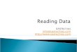 SAS Slides 4 : Reading Fixed and Varying Data