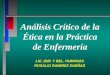 A) Analisis Critico Etica