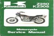 Kawasaki KZ 250 - 305 '79 a '82 - Service Manual