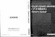 English operation manual for Scientific Calculator Casio CFX-9800G