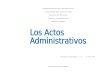 Actos y Procedimientos Administrativos Trabajo Constitucional