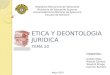 Etica y Deontologia Juridica