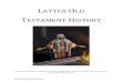 Latter Old Testament History
