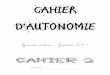 Cahier Autonomie n.2 GS