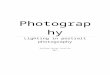 Photography - Lighting in portrait photography