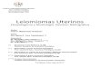 Leiomiomas Uterinos Etiopatogenia y Morfologia