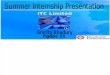 Summer Internship - Itc