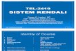 TEL-2419 Sistem Kendali 1&2 Pengantar Sistem Kendali