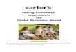 Carter's Testing Procedures, Requirements & Vendor Reference Manual May 2011