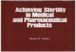 Achieving Sterility in Medical and Pharmaceutical Products