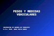Pesos y Medidas Vehiculares 2012 en Peru