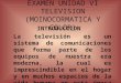 Examen Unidad VI Introduccion a Las Telecomunicaciones Television Monocromatica y a Color