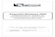 Administration Et Maintenance d'Un Environnement Microsoft Windows Server 2003 Essentiel 70-290