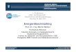 Energie-Benchmarking (Prof. Dr.-Ing. Martin Becker, Hochschule Biberach)