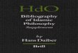 Bibliography of Islamic Philosophy Handbook of Oriental Studies Handbuch Der Orientalistik