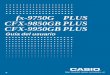 Manual de Calculadora Casio Cfx 9850gb Plus