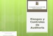 Riesgos y Controles de Auditoria