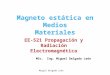 Magnetostatica Materia