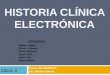 Ppt de Historia Clinica Electronica