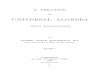 A Treatise on Universal Algebra With Applications, Vol.1 [WHITEHEAD, Alfred North][-][Cambridge University Press][1898]