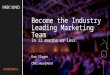Become the Industry Leading Marketing Team in 12 Months