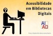 Acessibilidade em bibliotecas digitais