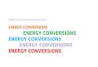 Energy conversions 3