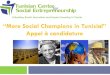 Relancement du programme more social champions in tunisia