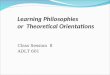 Class 8 Theoretical Orientations Overview Plus Social Learning And Constructivist