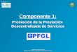 Promoción de la Prestación Descentralizada de Servicios PFGL