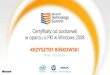 Certyfikaty od podszewki w oparciu o PKI w windows 2008 MTS 2011