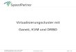 Virtualisierungscluster mit Ganeti, KVM und DRBD
