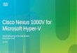 Cisco Nexus 1000V for Microsoft Hyper-V