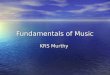 Fundamentals of music