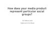 How does your media product represent particular social - AS Media Studies