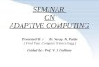 Adaptive Computing Seminar - Suyog Potdar