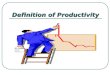 Overview -productivity management