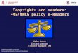 Copyright and Readers : Faculty of Medical Sciences, UMCG policy e-Readers