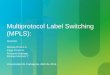 MPLS: Multiprotocol Label Switching
