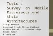 Survey on Mobile Processors