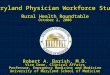 Rural Health Roundtable