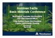 Goldman Sachs Basic Materials Conference Presentation