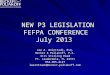 New P3 Legislation Effective July 1